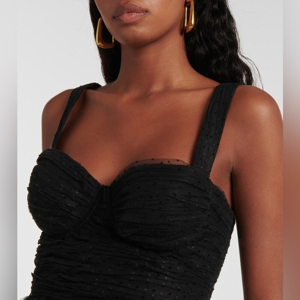 Zimmermann Tulle Midi Dress in Black 1 / 6 - Picture 5 of 10